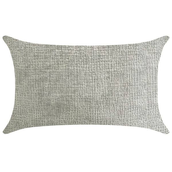 Rodeo Home Kimia Textured Chenille Lumbar Pillow 16"x26" Bed Bath